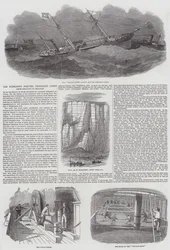 El cable telegráfico eléctrico submarino de Inglaterra a Bélgica